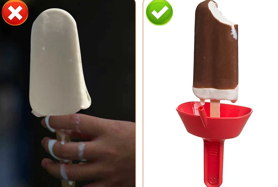 IcePro™ Zeg Vaarwel tegen Gesmors en Geknoei | Houdt Handen Schoon en Maakt Genieten Gemakkelijk | 1+3 gratis