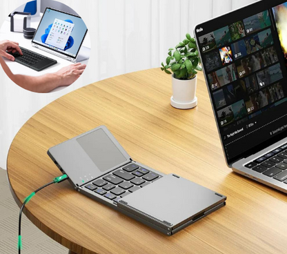 KeyFold™ Opvouwbaar Bluetooth-toetsenbord | Je onmisbare reisgenoot